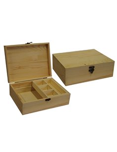 Κουτί ξύλινο με κλείστρο 25x19,2x8,5εκ.