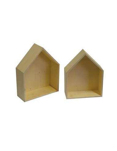 Ραφάκια 2 τεμ. σε σχήμα σπιτάκι