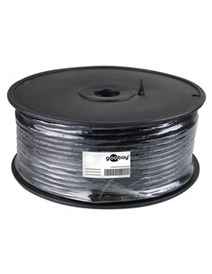 GOOBAY καλώδιο U/UTP CAT 6 57293, CCA, AWG 23/1, 100m, μαύρο