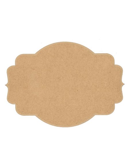Πινακίδα mdf 100x80x3χιλ, 2 μύτες, 10 καμπύλες
