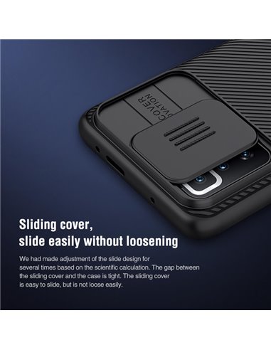 NILLKIN θήκη CamShield για Xiaomi Redmi Note 10 Pro 5G/Poco X3 GT, μαύρη