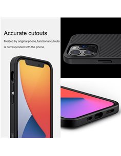 NILLKIN θήκη Synthetic Fiber για Apple iPhone 13 Pro, μαύρη