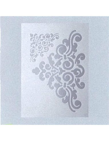 Efco στένσιλ"Λουλούδια" A5 2σχέδια