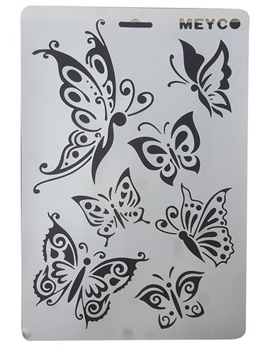 Στένσιλ απο πολυπροπυλένιο Α4 πεταλούδα