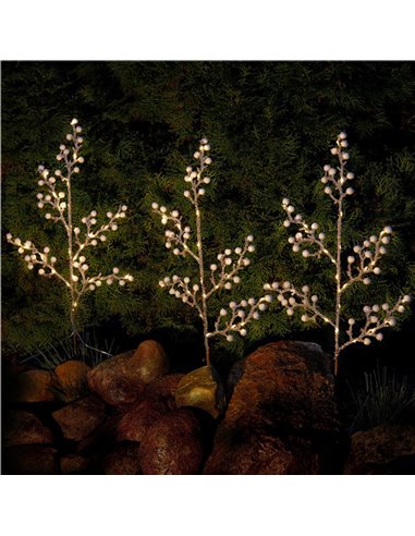 GOOBAY σετ LED φωτιστικό δέντρο 58256, 3000K, 5lm, IP44, 70cm, 3τμχ