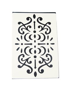 Στένσιλ Α4 απο πολυπροπυλένιο μοτίβο καμπύλες