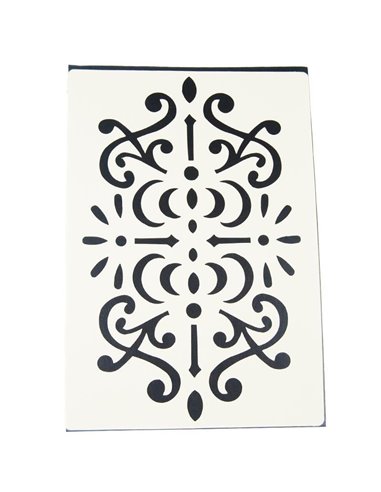 Στένσιλ Α4 απο πολυπροπυλένιο μοτίβο καμπύλες