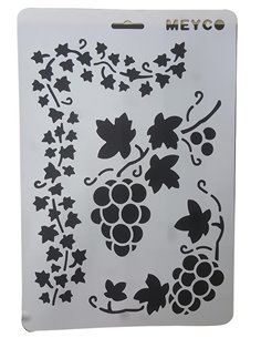 Στένσιλ απο πολυπροπυλένιο Α4 σταφύλι