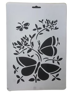 Στένσιλ απο πολυπροπυλένιο Α4 έντομα