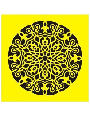 Στένσιλ πλαστικό "Μοτίβο 3" 16x16εκ.  (ST0067)