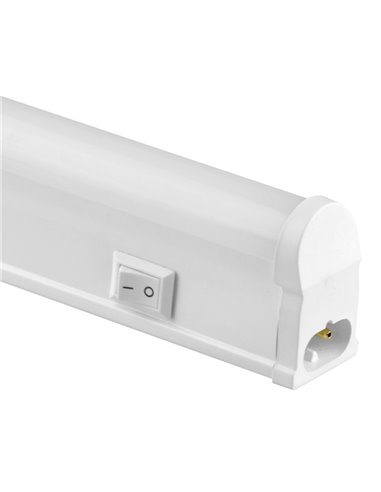 POWERTECH LED φωτιστικό τοίχου T5-0001-090 12W, 4000K, 90cm, IP20, λευκό