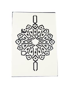 Στένσιλ Α4 απο πολυπροπυλένιο μοτίβο αστέρι