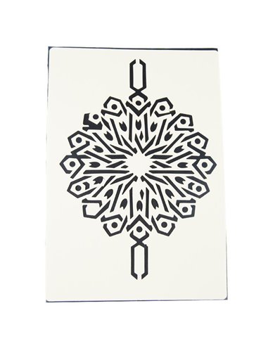 Στένσιλ Α4 απο πολυπροπυλένιο μοτίβο αστέρι