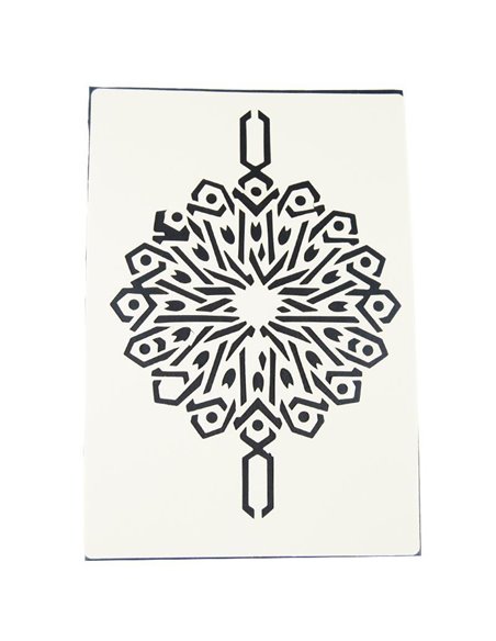 Στένσιλ Α4 απο πολυπροπυλένιο μοτίβο αστέρι