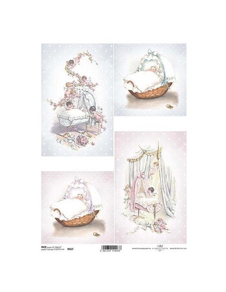 Ριζόχαρτο "new born" 21x29εκ.   (ITD-R657)