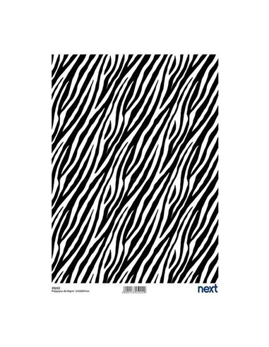 Next ριζόχαρτο "zebra" 21x29εκ.