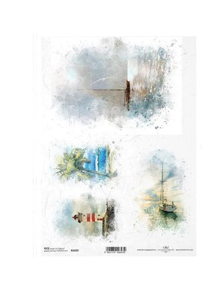 Ριζόχαρτο "trip vacation in tropical" 21x29.7εκ.   (ITD-R1609)