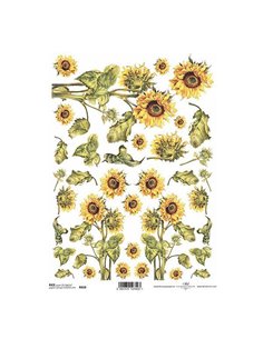 Ριζόχαρτο "sunflower" 21x29εκ.   (ITD-R410)