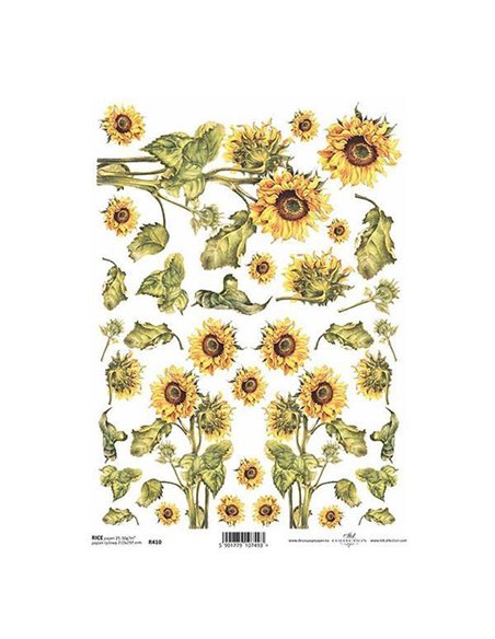 Ριζόχαρτο "sunflower" 21x29εκ.   (ITD-R410)