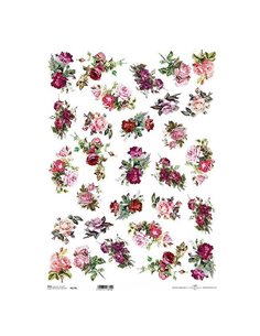 Ριζόχαρτο "roses 1" 42x29.7εκ.   (ITD-R194L)