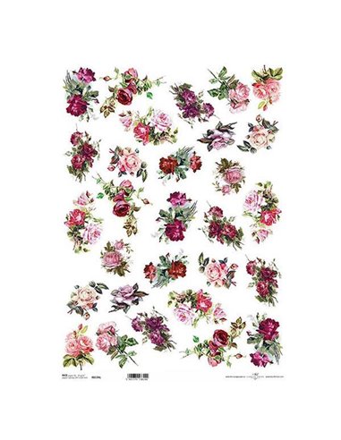 Ριζόχαρτο "roses 1" 42x29.7εκ.   (ITD-R194L)