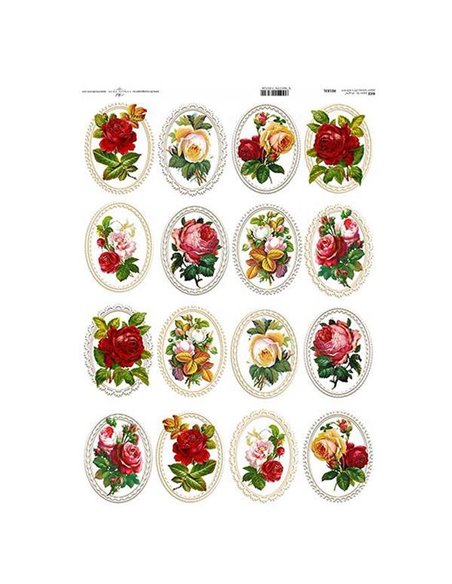 Ριζόχαρτο "bouquets 2" 42x29.7εκ.   (ITD-R183L)