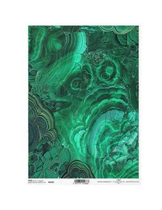 Ριζόχαρτο "gemstones green" 21x29.7εκ.   (ITD-R1658)