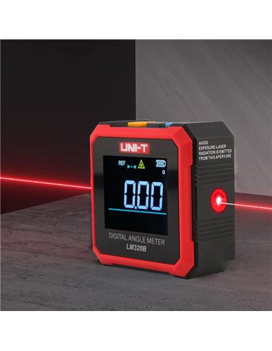 UNI-T ψηφιακό γωνιόμετρο laser LM320B, 4x90°, μαγνητικό σώμα