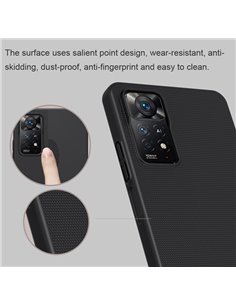 NILLKIN θήκη Super Frosted Shield για Xiaomi Note 11 Pro/Pro+/11i, μπλε