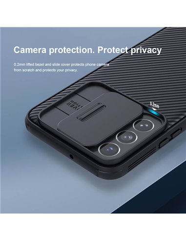 NILLKIN θήκη CamShield Pro για Samsung Galaxy S22, μαύρη