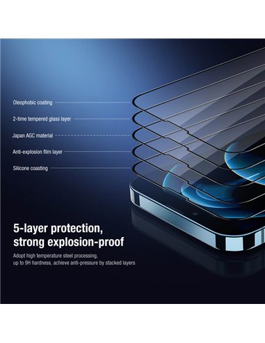 NILLKIN tempered glass & camera protective film για iPhone 13 Pro