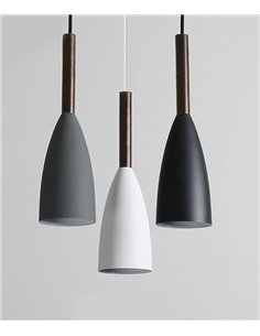 POWERTECH φωτιστικό οροφής HLL-0064, E27, Φ10, μεταλλικό, λευκό