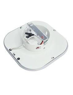 POWERTECH LED φωτιστικό οροφής HLL-0083, 28W, 2400lm, 21x21cm, μαύρο