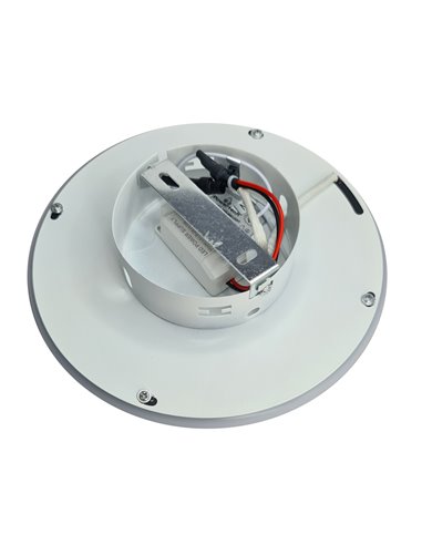 POWERTECH LED φωτιστικό οροφής HLL-0084, 25W, 2200lm, Φ21cm, μαύρο