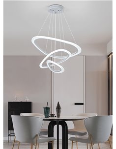 POWERTECH LED φωτιστικό οροφής HLL-0087, 44W, 3800lm, λευκό