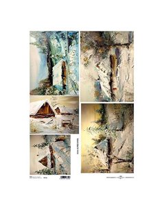 Ριζόχαρτο "painting" 42x29.7εκ.   (ITD-R079L)