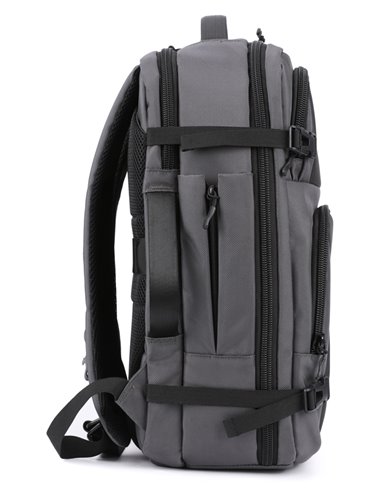 ARCTIC HUNTER τσάντα πλάτης B00191 με θήκη laptop 15.6", γκρι