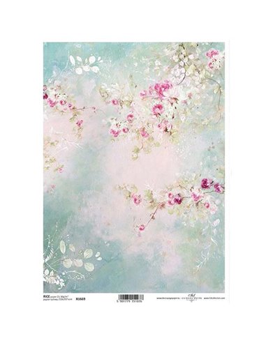 Ριζόχαρτο "spring shabby chic" 21x29.7εκ.   (ITD-R1669)