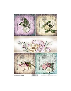 Ριζόχαρτο "belle jardiniere" 21x29εκ.   (ITD-R1123)