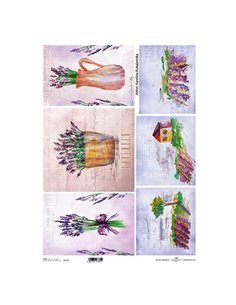 Ριζόχαρτο "levander 1" 42x29.7εκ.   (ITD-R117L)