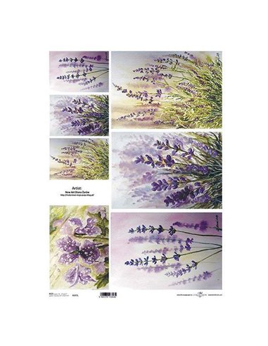 Ριζόχαρτο "levander" 42x29.7εκ.   (ITD-R097L)