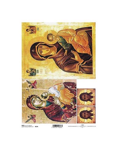 Ριζόχαρτο "Αγιογραφία" 21x29εκ.   (ITD-R574)