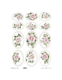 Ριζόχαρτο "bouquets 1" 42x29.7εκ.   (ITD-R182L)