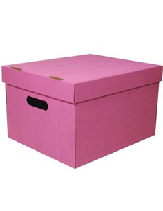 Νext κουτί fabric ροζ Α4 Υ19x30x25,5εκ.