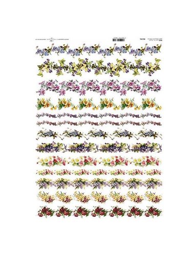 Ριζόχαρτο "bordure" 42x29.7εκ.   (ITD-R195L)