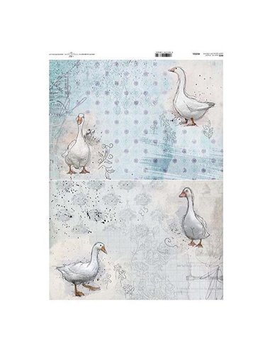 Ριζόχαρτο "goose 1" 42x29.7εκ.   (ITD-R202L)