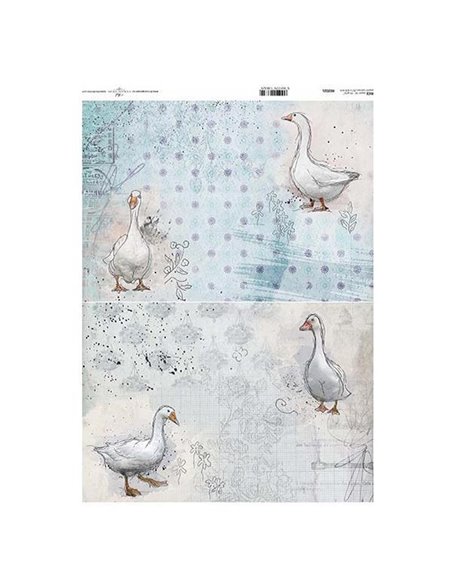 Ριζόχαρτο "goose 1" 42x29.7εκ.   (ITD-R202L)