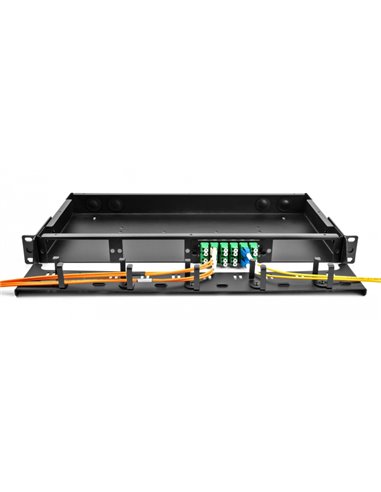 DELOCK cable management οπτικής ίνας 66942 για rack, 5 θέσεων, 1U