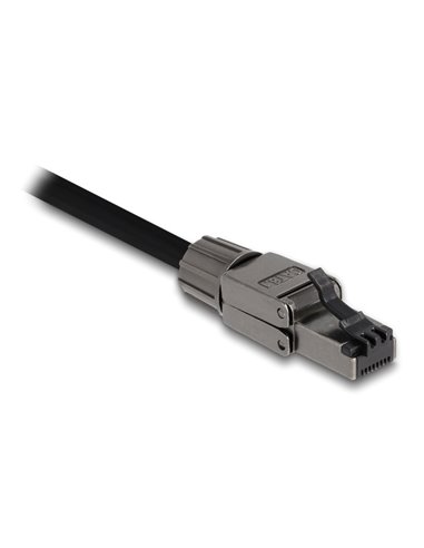 DELOCK βύσμα RJ45 CAT 8.1 STP 86514, tool-free, γκρι