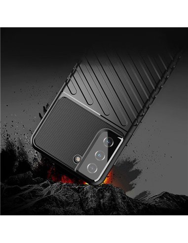 POWERTECH Θήκη Thunder MOB-1734 για Samsung S22, μαύρη